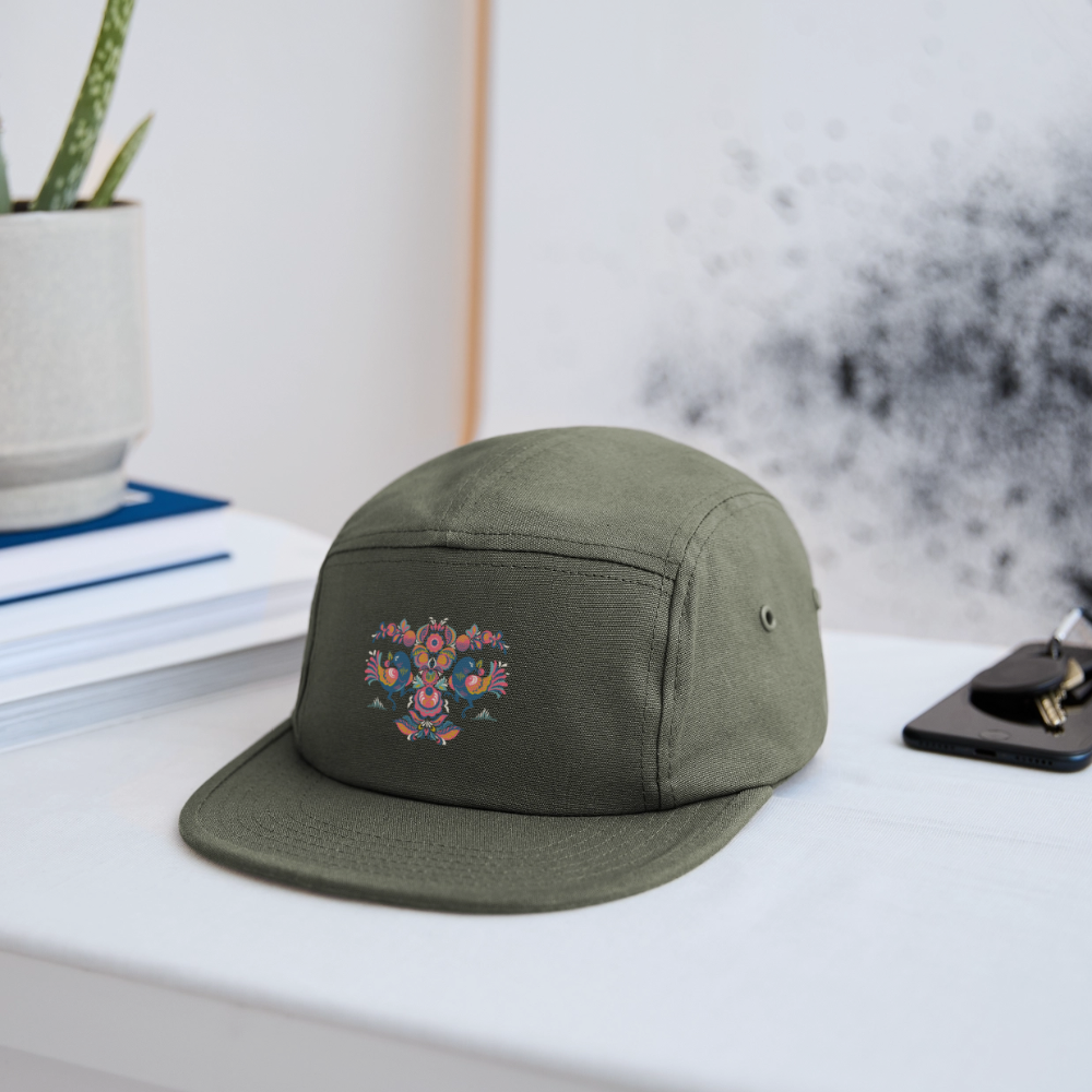 Canvas camper pet - olijfgroen