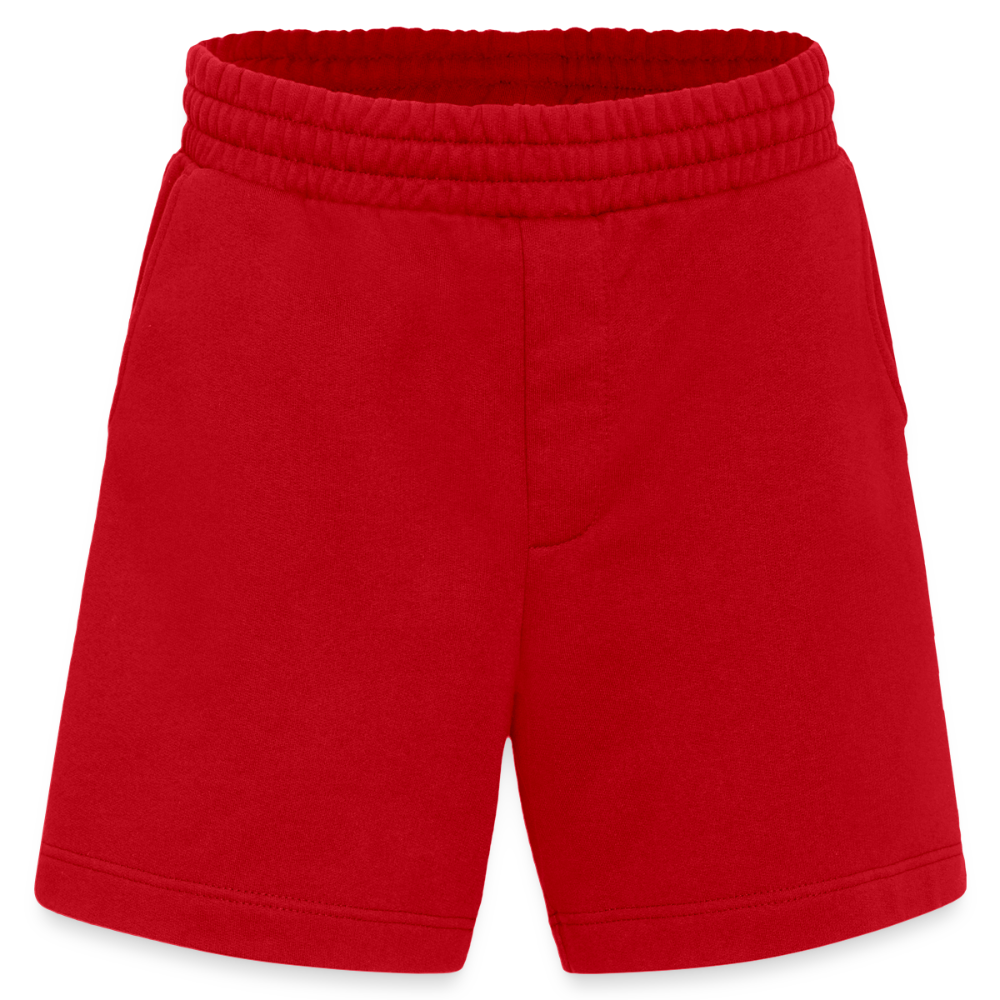 Heavyweight organic shorts made in EU - rood