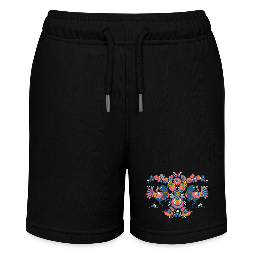 Stanley/Stella teenager bio-joggingshorts MINI BOLTER - zwart