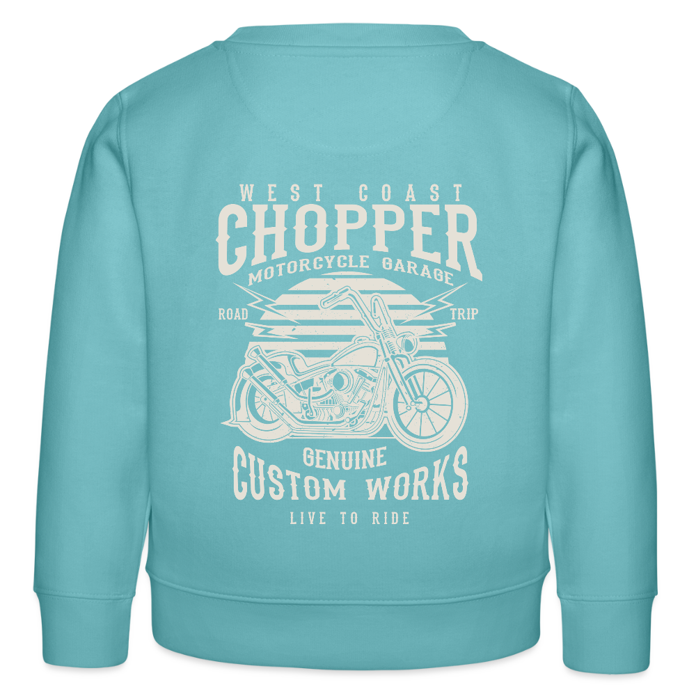 Stanley/Stella Mini Changer bio kindersweatshirt - pastel-turquoise