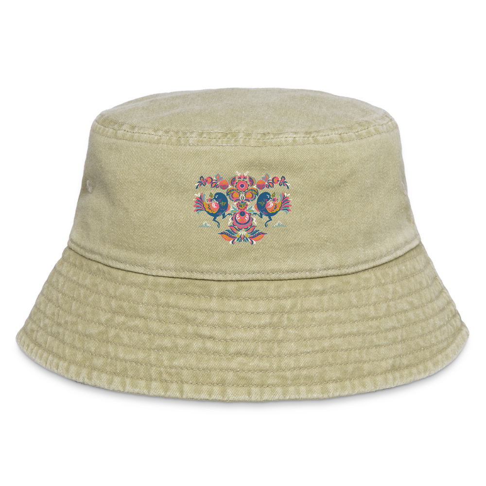 Vintage vissershoed - vintage beige