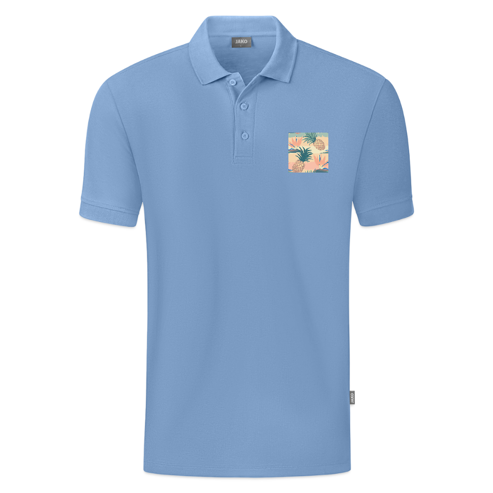 JAKO Mannen Polo Organic - sky