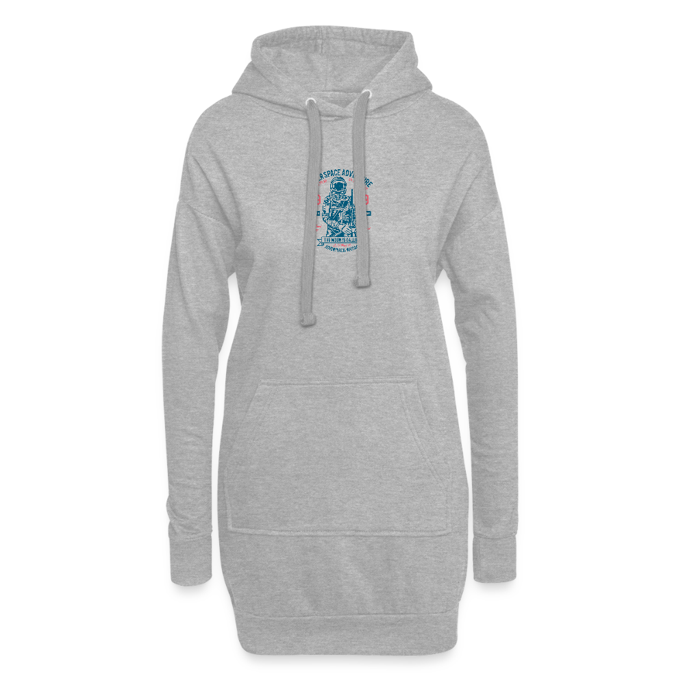 Hoodiejurk - grijs gemêleerd