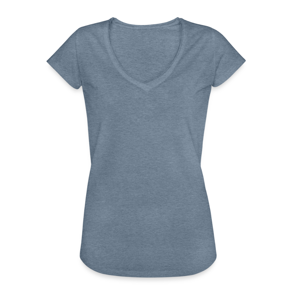 Vrouwen Vintage T-shirt - vintage denim