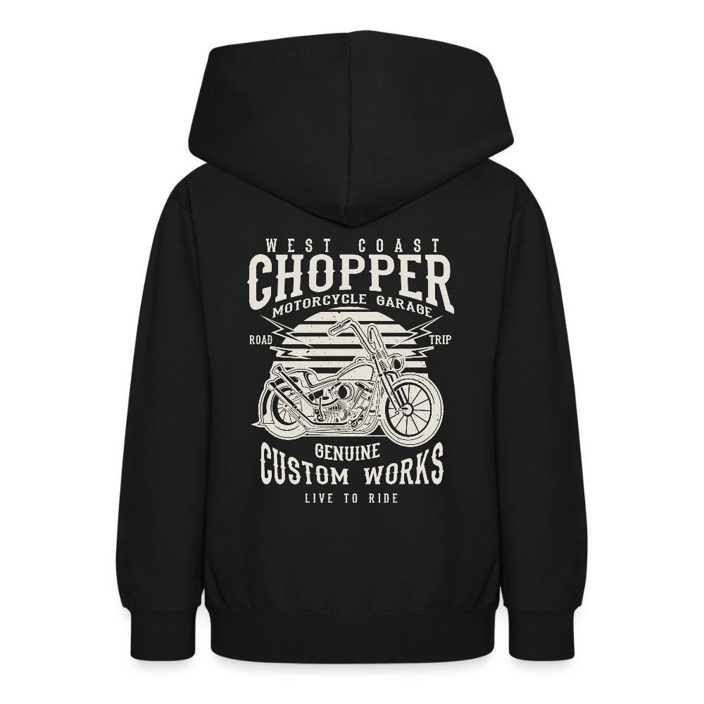 Teenager hoodie - zwart
