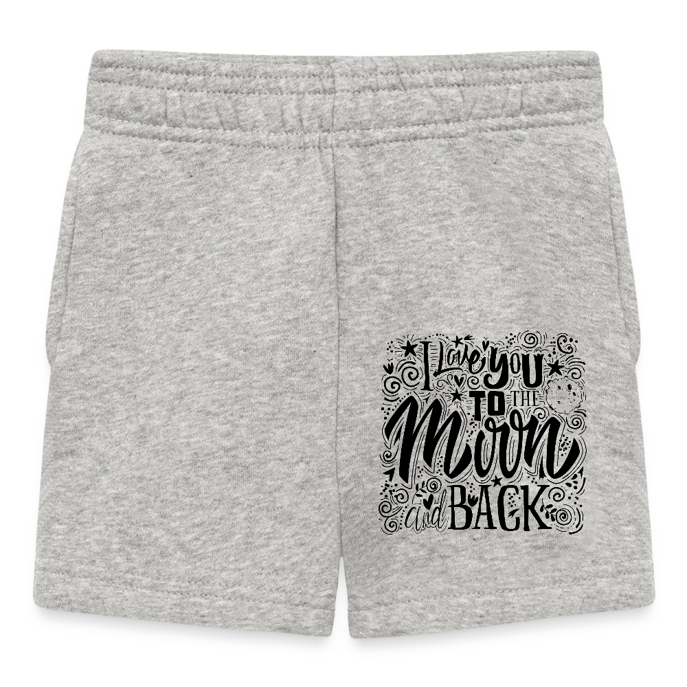 Baby shorts - grijs gemêleerd