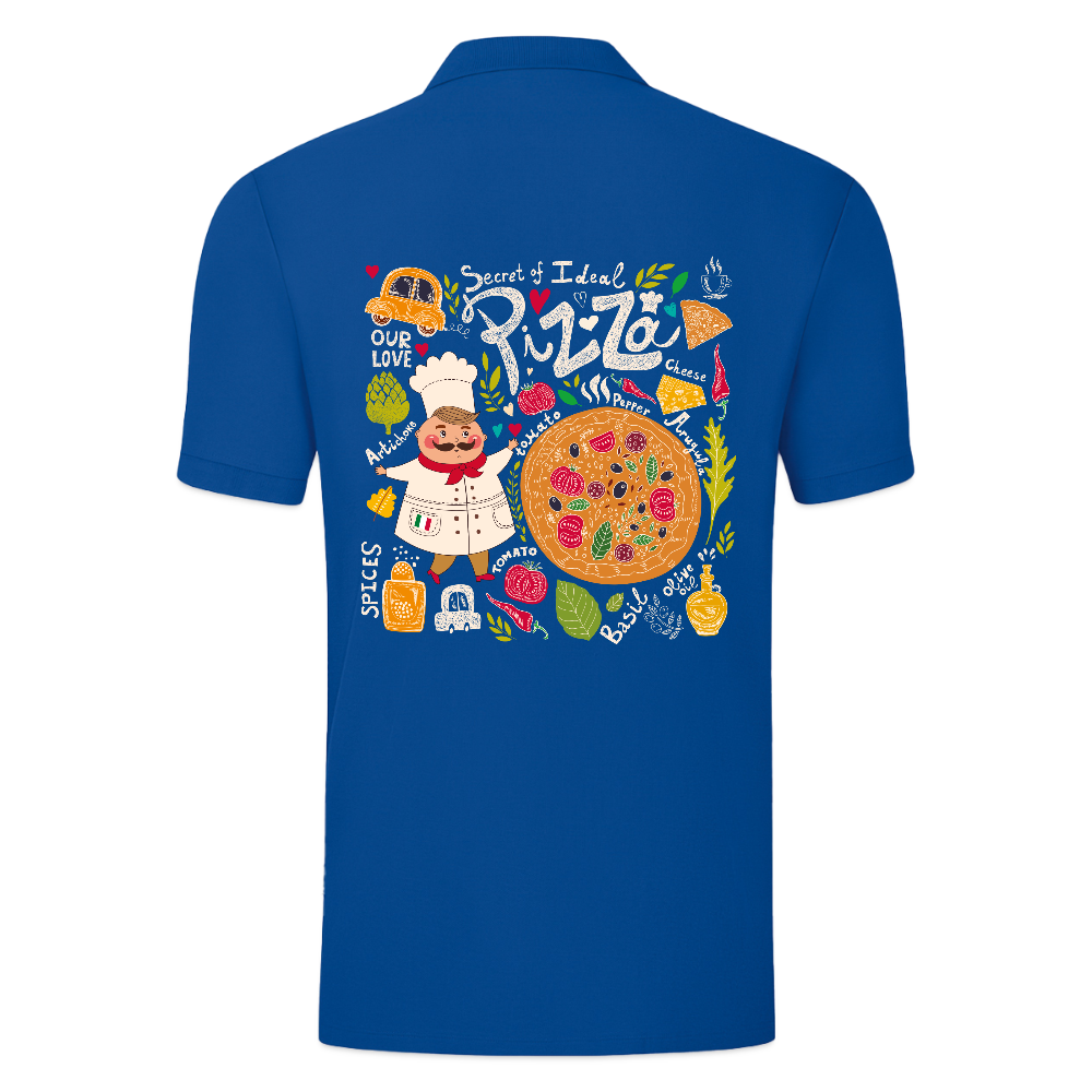 JAKO Mannen Polo Organic - blauw