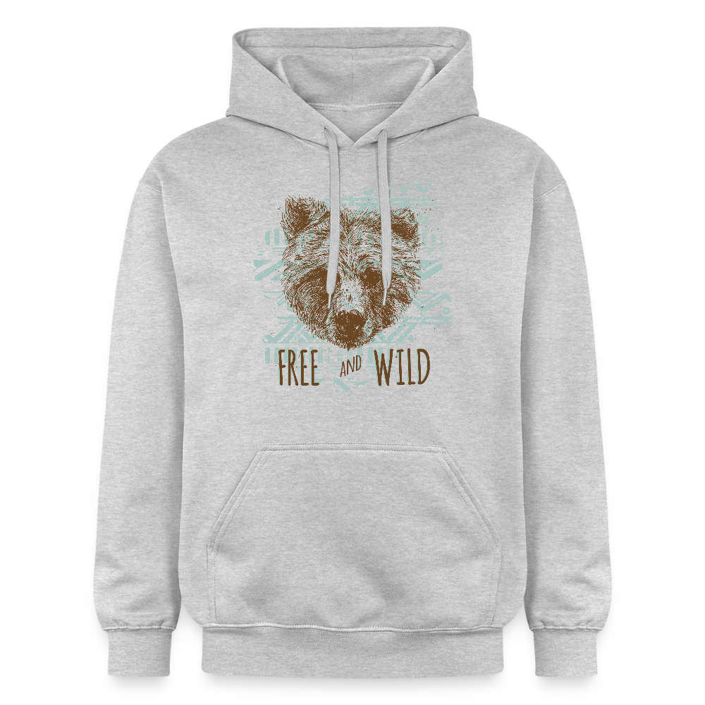 Gildan uniseks Softstyle® Midweight hoodie - lichtgrijs gemêleerd
