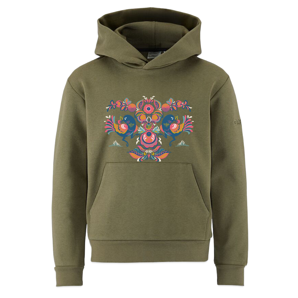 CRAFT Community 2.0 kinderhoodie - mosgroen
