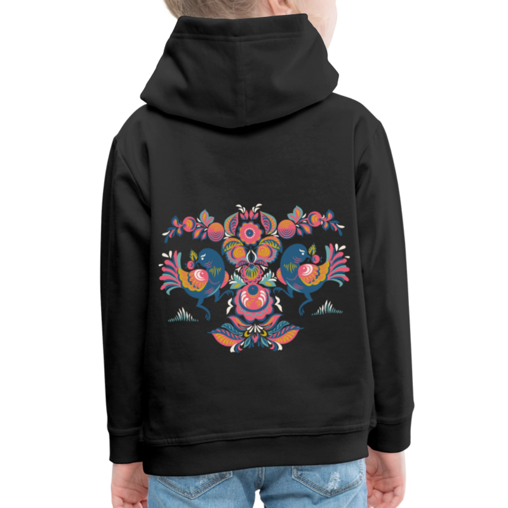 Kinderen trui Premium met capuchon - zwart
