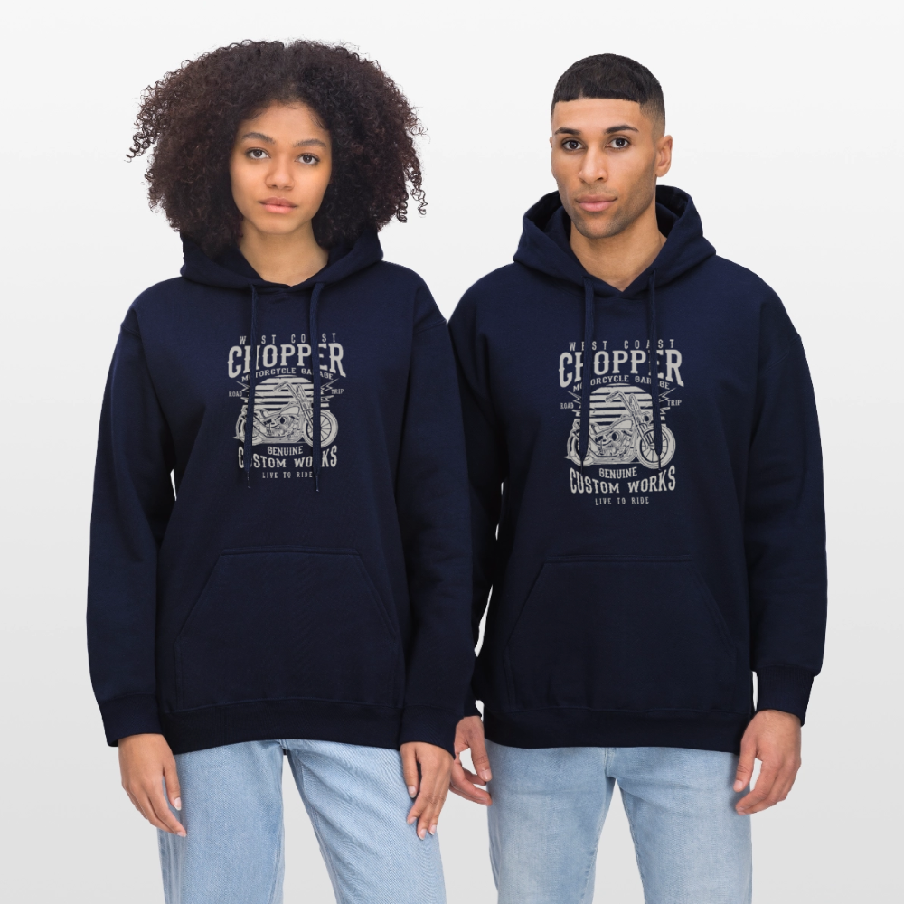 Gildan uniseks Softstyle® Midweight hoodie - navy