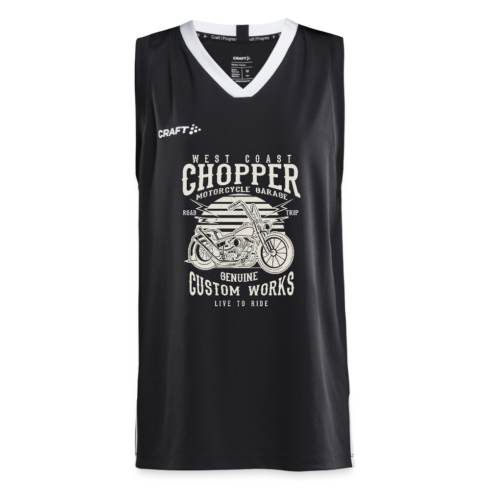 CRAFT Progress teenager basketbalshirt - zwart