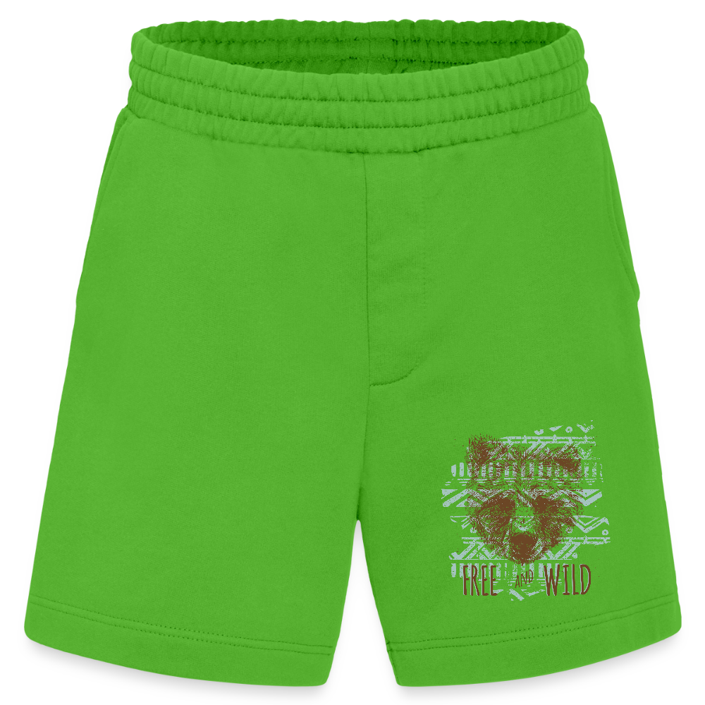 Heavyweight organic shorts made in EU - Apple Neon