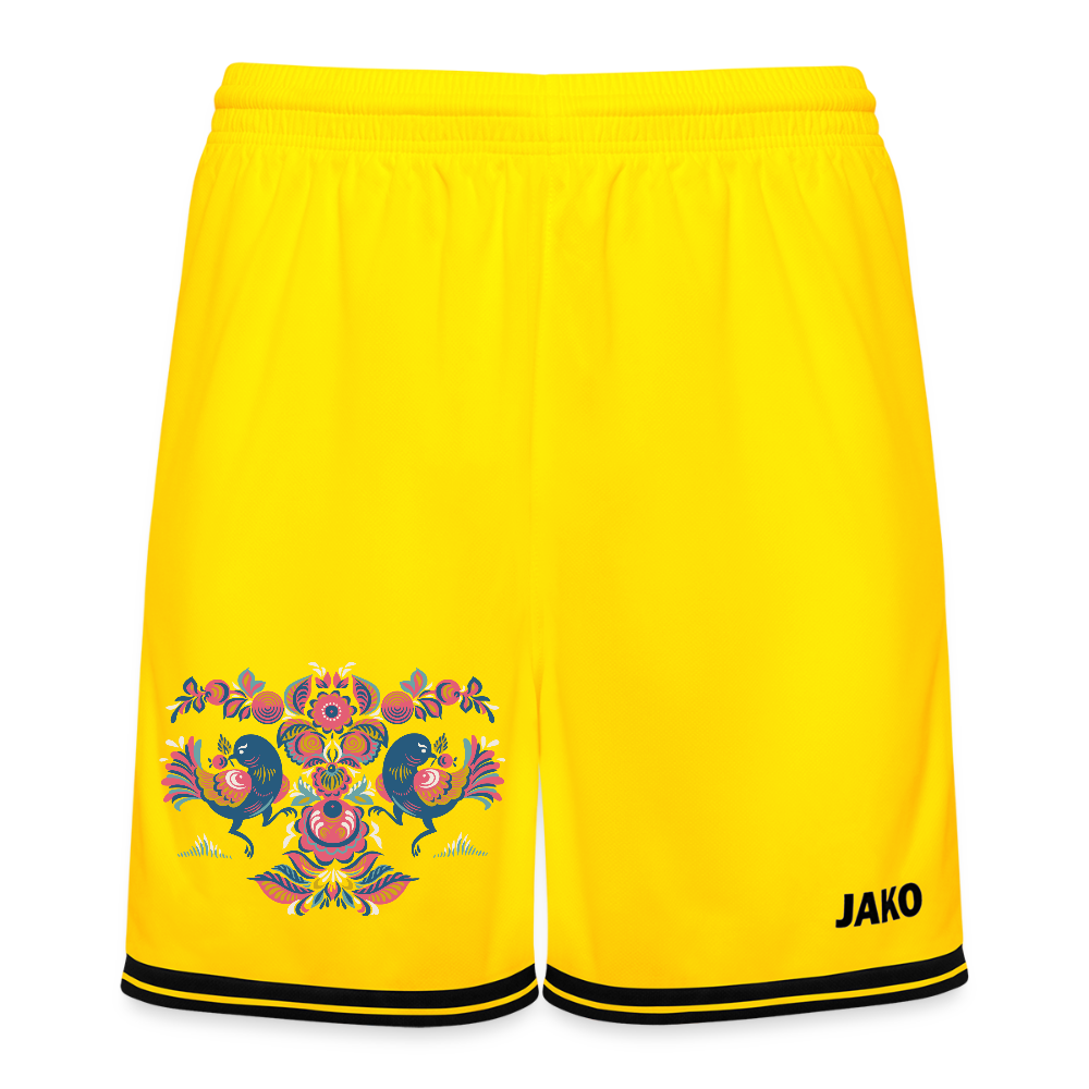 JAKO basketbalshort Center 2.0 - geel/zwart