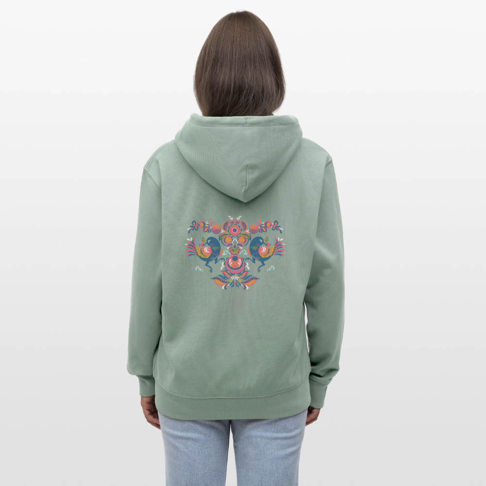 Stanley/Stella Uniseks bio-ziphoodie CULTIVATOR - licht grijsgroen