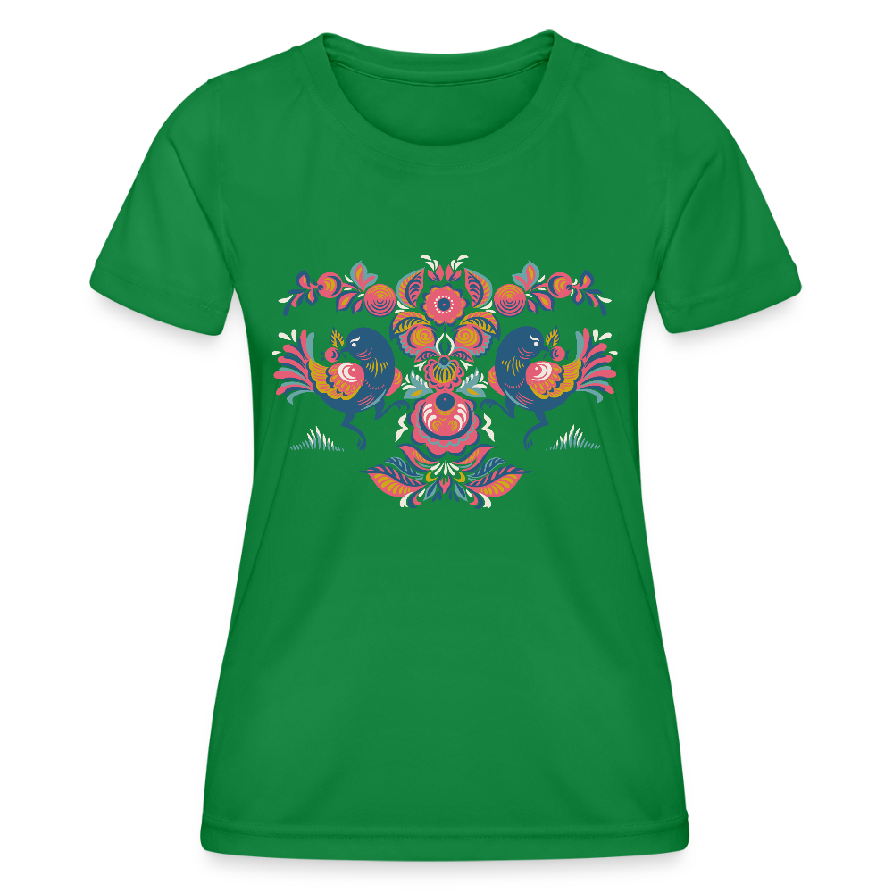 Functioneel T-shirt voor vrouwen - kelly groen