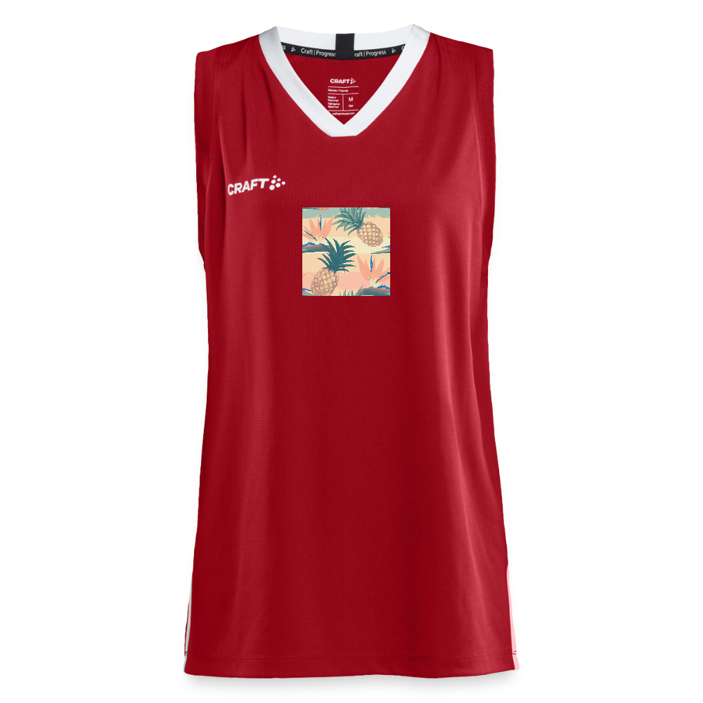 CRAFT Progress vrouwen basketbalshirt - donkerrood