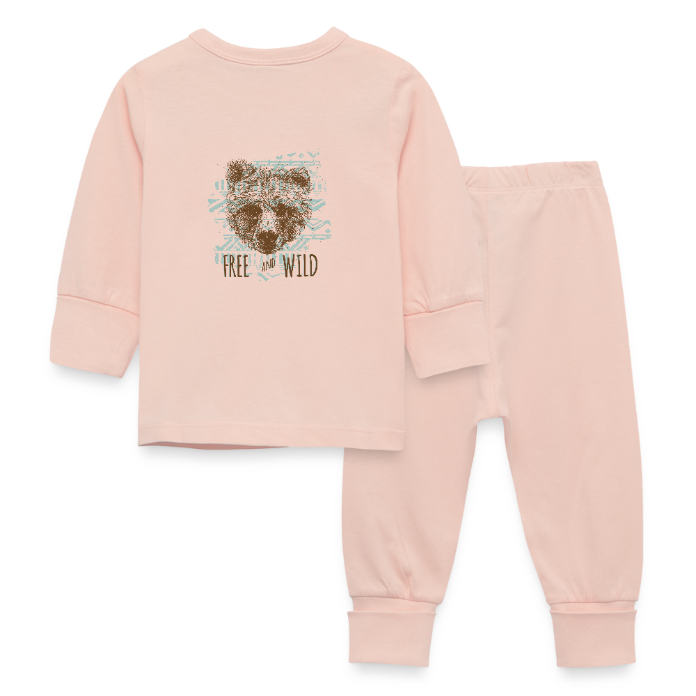 Baby-/kinderpyjama - kristalroze