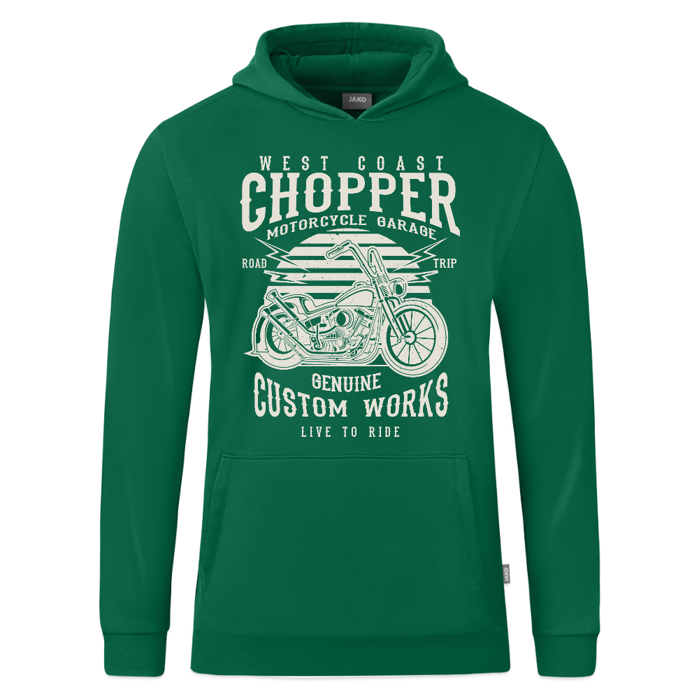 JAKO Kinderhoodie Organic - kelly groen