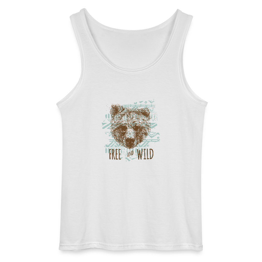 Gildan mannen tanktop - wit