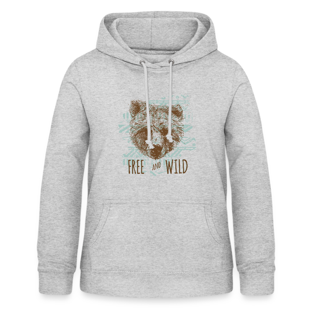 Vrouwen hoodie - lichtgrijs gemêleerd