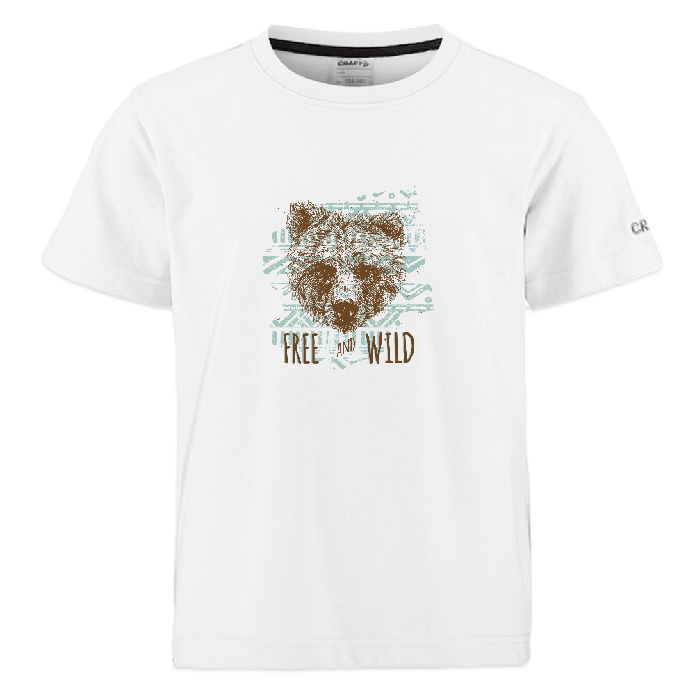 CRAFT Community 2.0 tieners T-shirt - wit