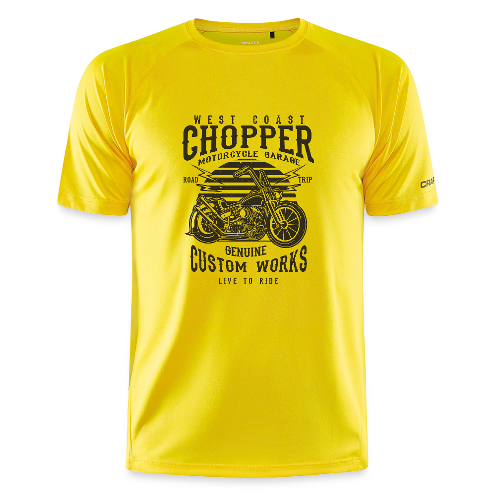 CRAFT Core Unify training-T-shirt - geel