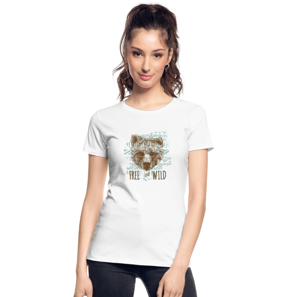 Vrouwen premium bio T-shirt - wit