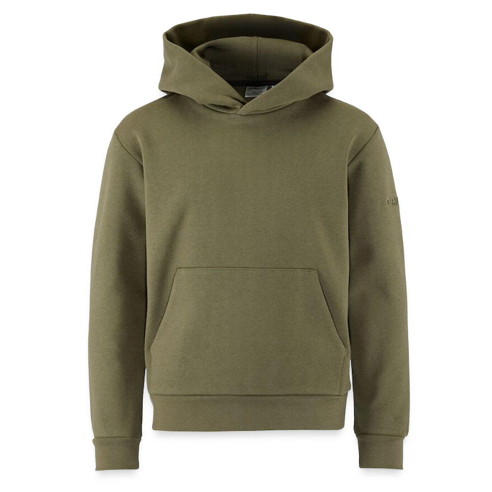 CRAFT Community 2.0 tieners hoodie - mosgroen