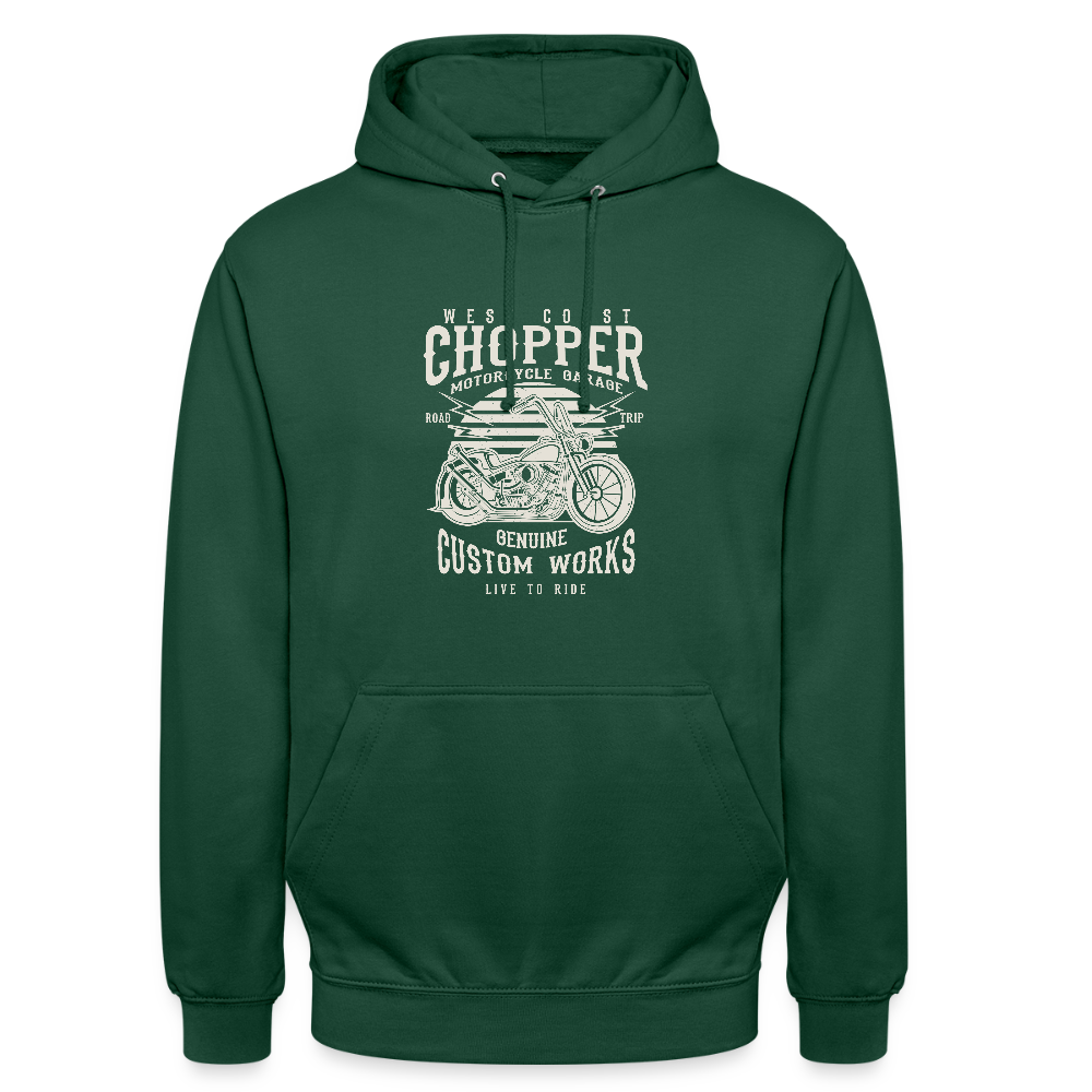 Hoodie unisex - flesgroen