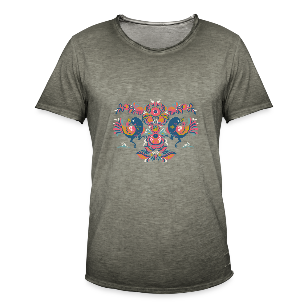 Mannen Vintage T-shirt - vintage khaki