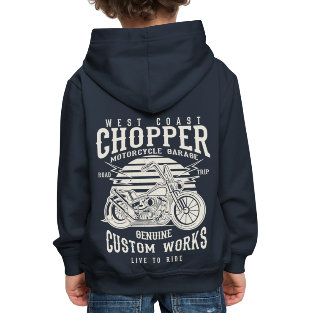 Kinderen trui Premium met capuchon - navy