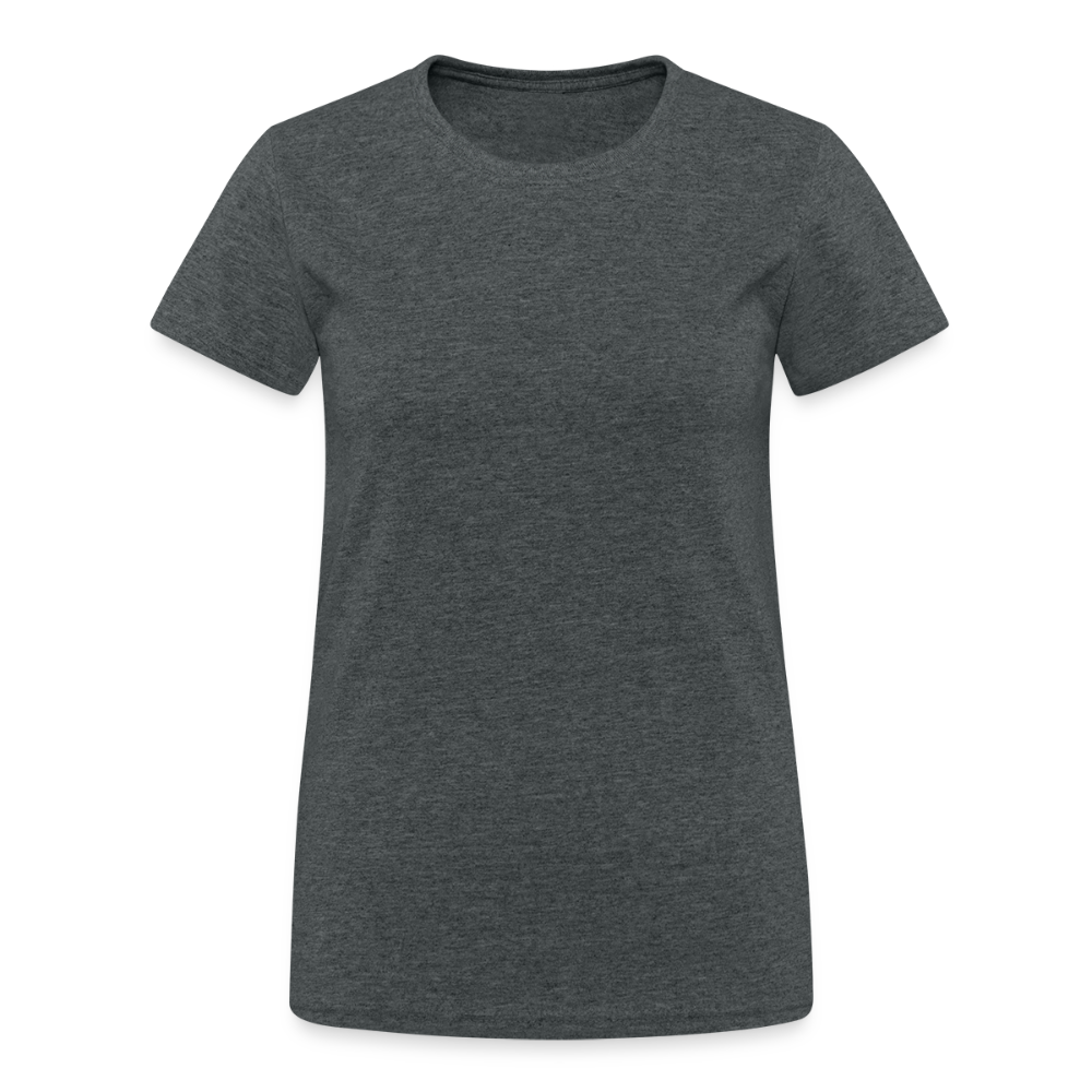 Vrouwen Gildan Heavy T-shirt - donkergrijs gemêleerd