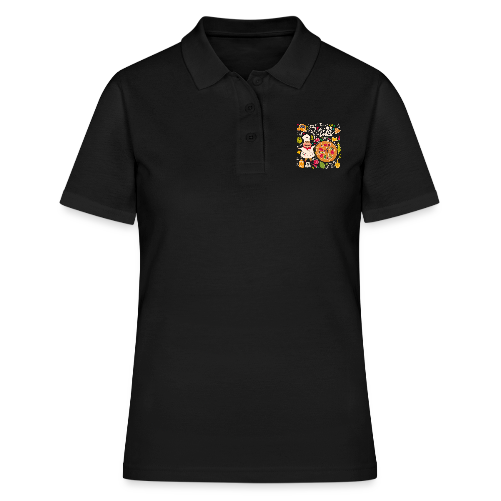 Women's Polo Shirt - zwart