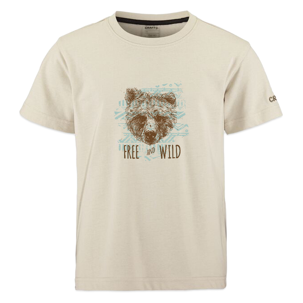 CRAFT Community 2.0 tieners T-shirt - beige