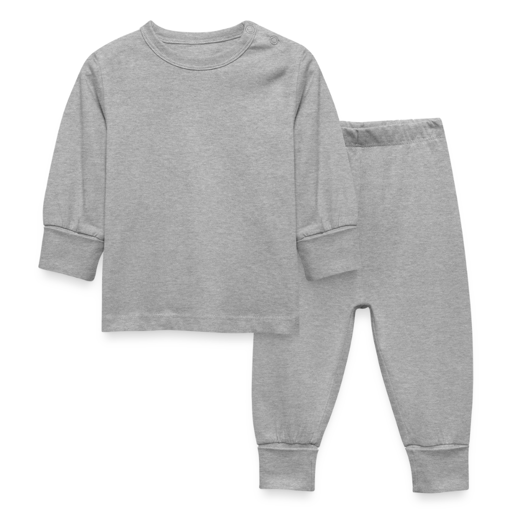 Baby-/kinderpyjama - grijs gemêleerd