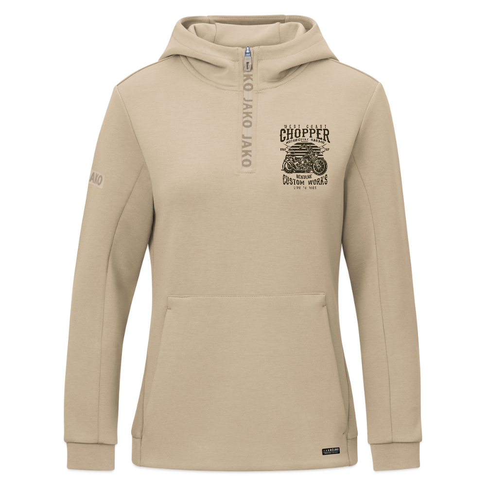 JAKO Vrouwen ziphoodie Pro Casual - beige