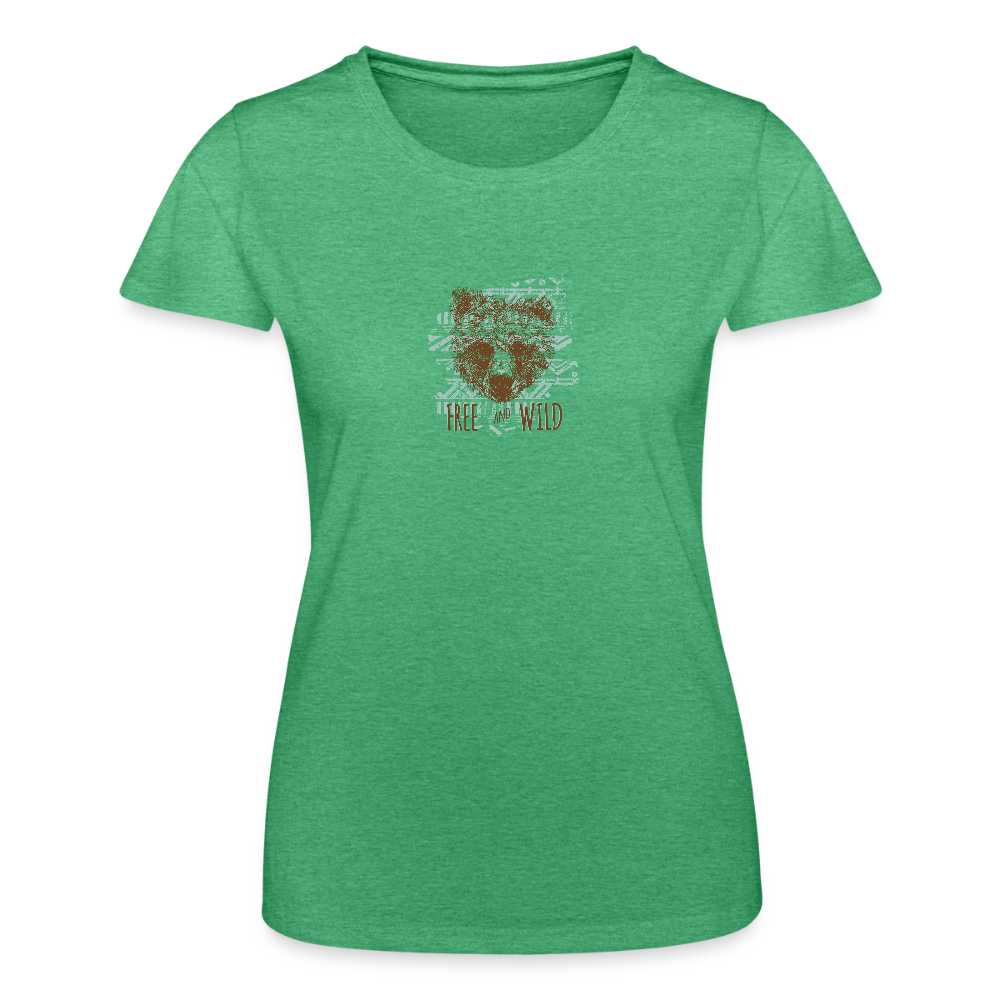 Vrouwen T-shirt van Fruit of the Loom - heather groen