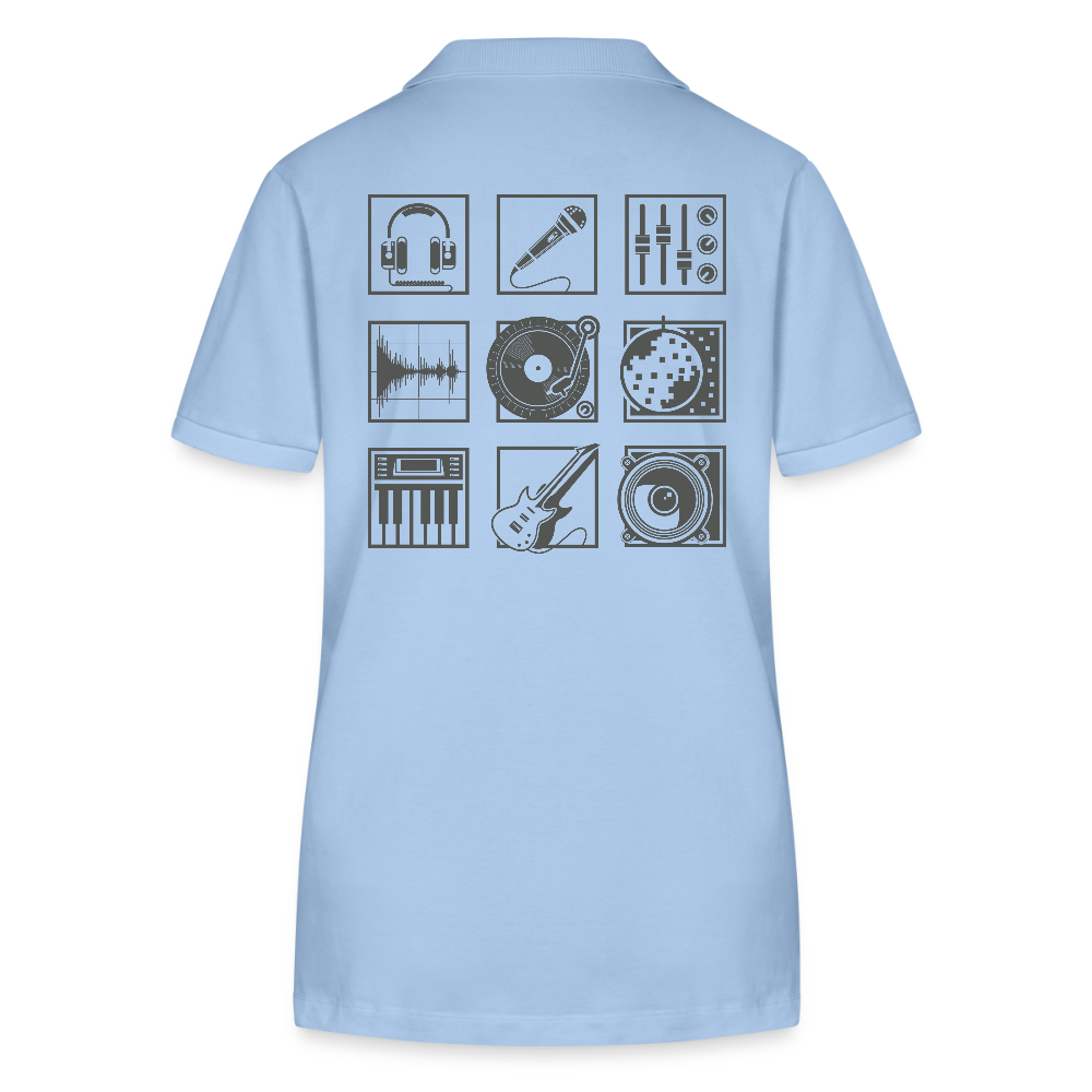 Stanley/Stella Vrouwen bio poloshirt ELLISER - sky blue