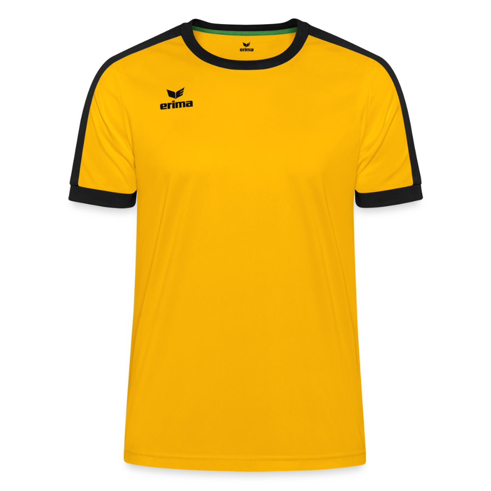 Erima Uniseks Retro Star shirt - geel/zwart