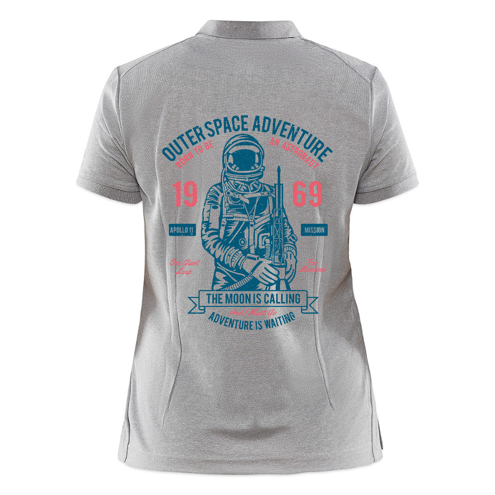 CRAFT Core Unify damespolo - grijs gemêleerd
