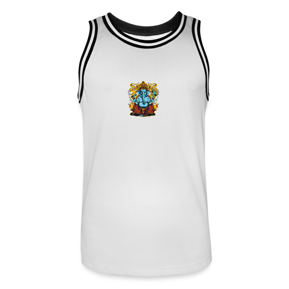 Mannen basketbal shirt - wit/zwart