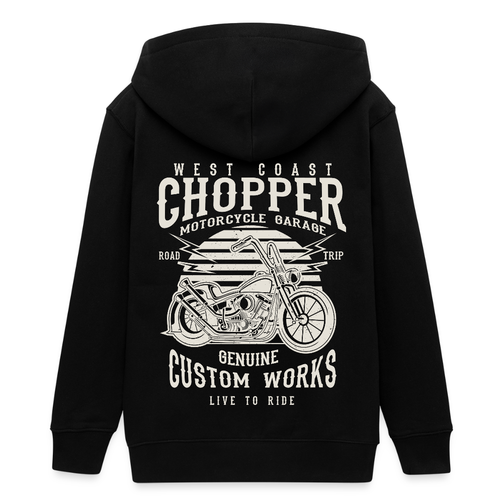 Stanley/Stella Mini Cultivator bio tiener ziphoodie - zwart