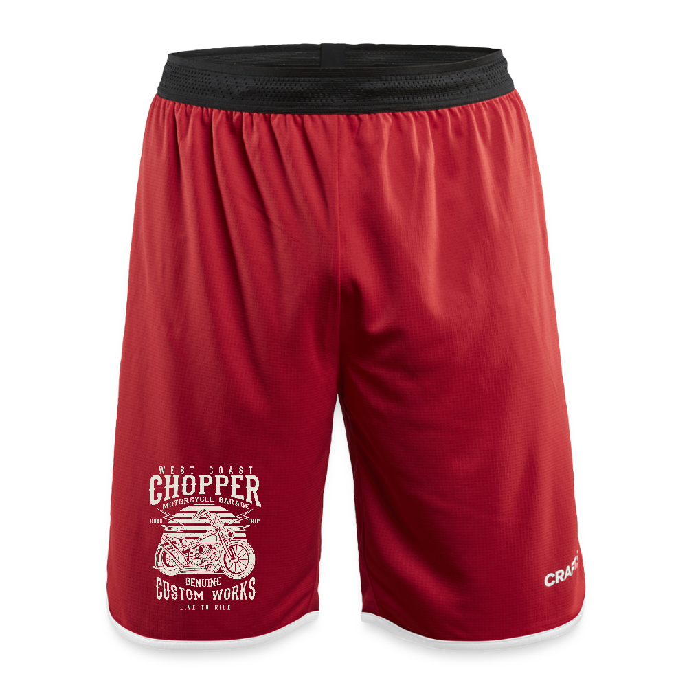 CRAFT Progress mannen basketbalshorts - donkerrood