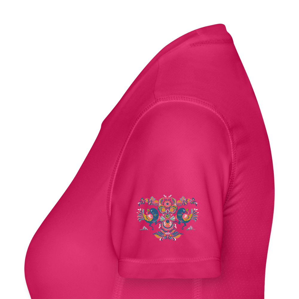 JAKO Vrouwen T-shirt Run 2.0 - donker roze