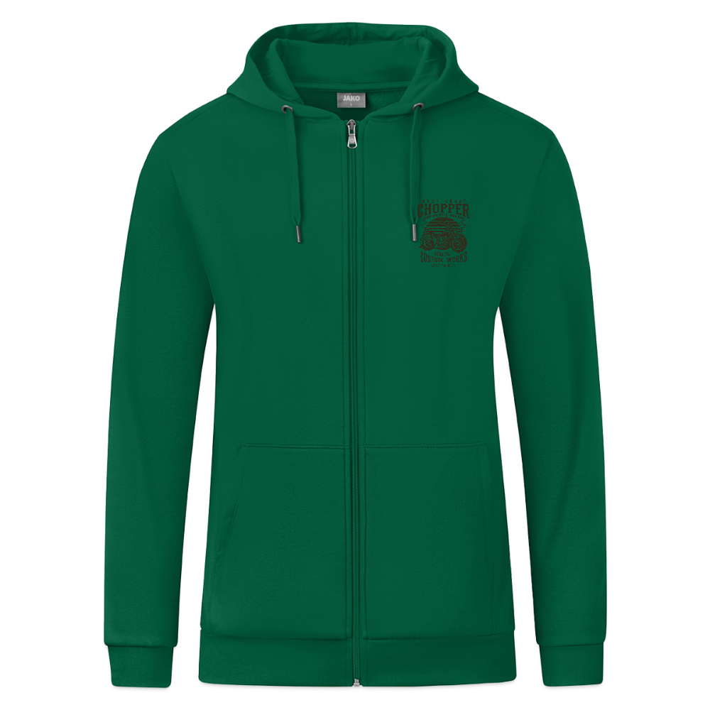 JAKO Ziphoodie Organic - kelly groen