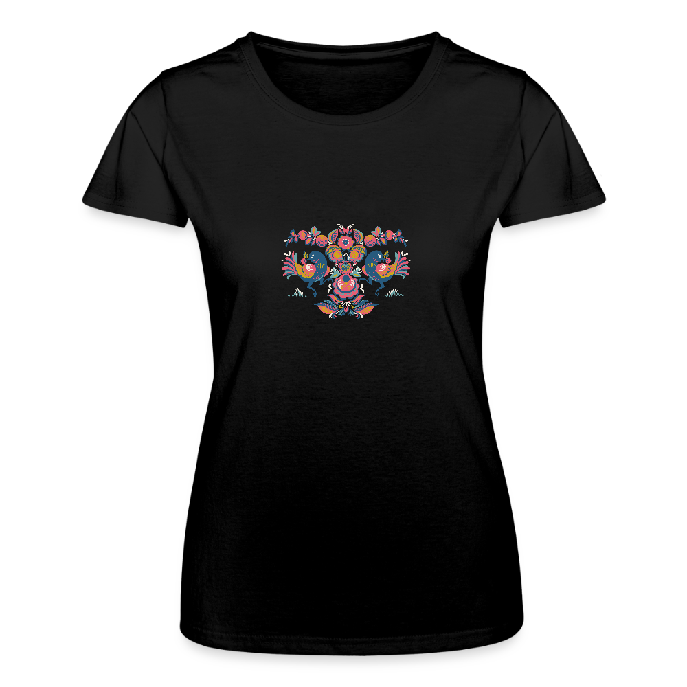 Vrouwen T-shirt van Fruit of the Loom - zwart