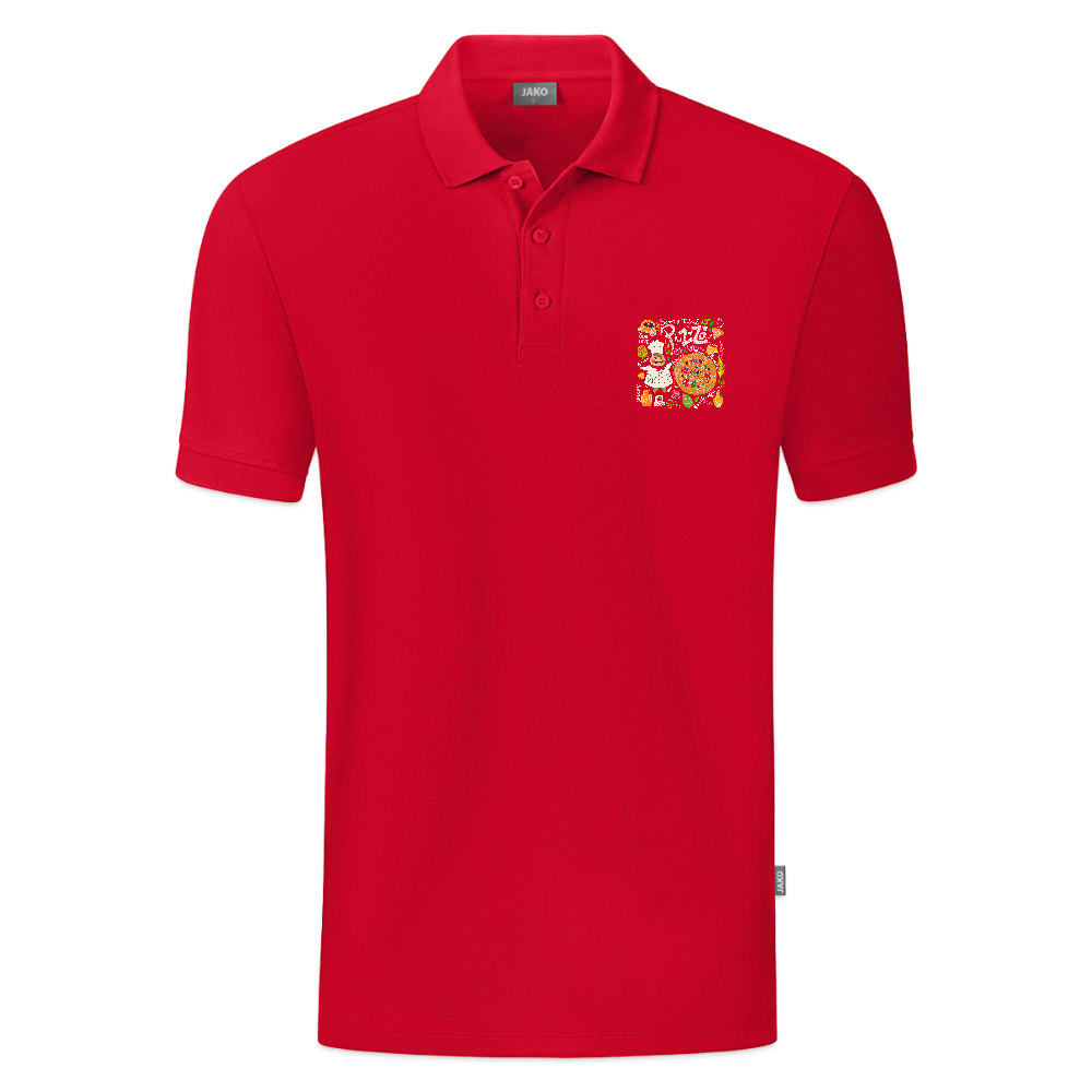 JAKO Mannen Polo Organic - rood