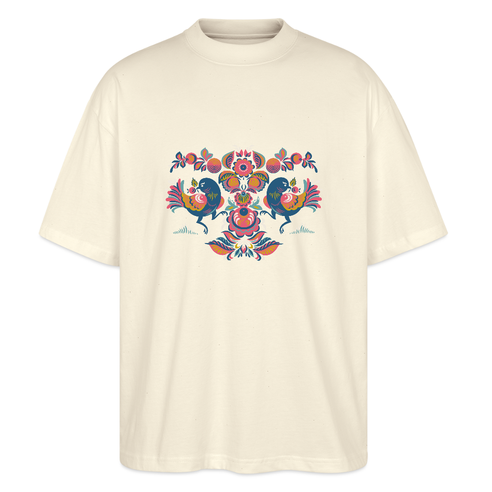 Stanley/Stella Uniseks oversized bio T-shirt Blaster - witgrijs