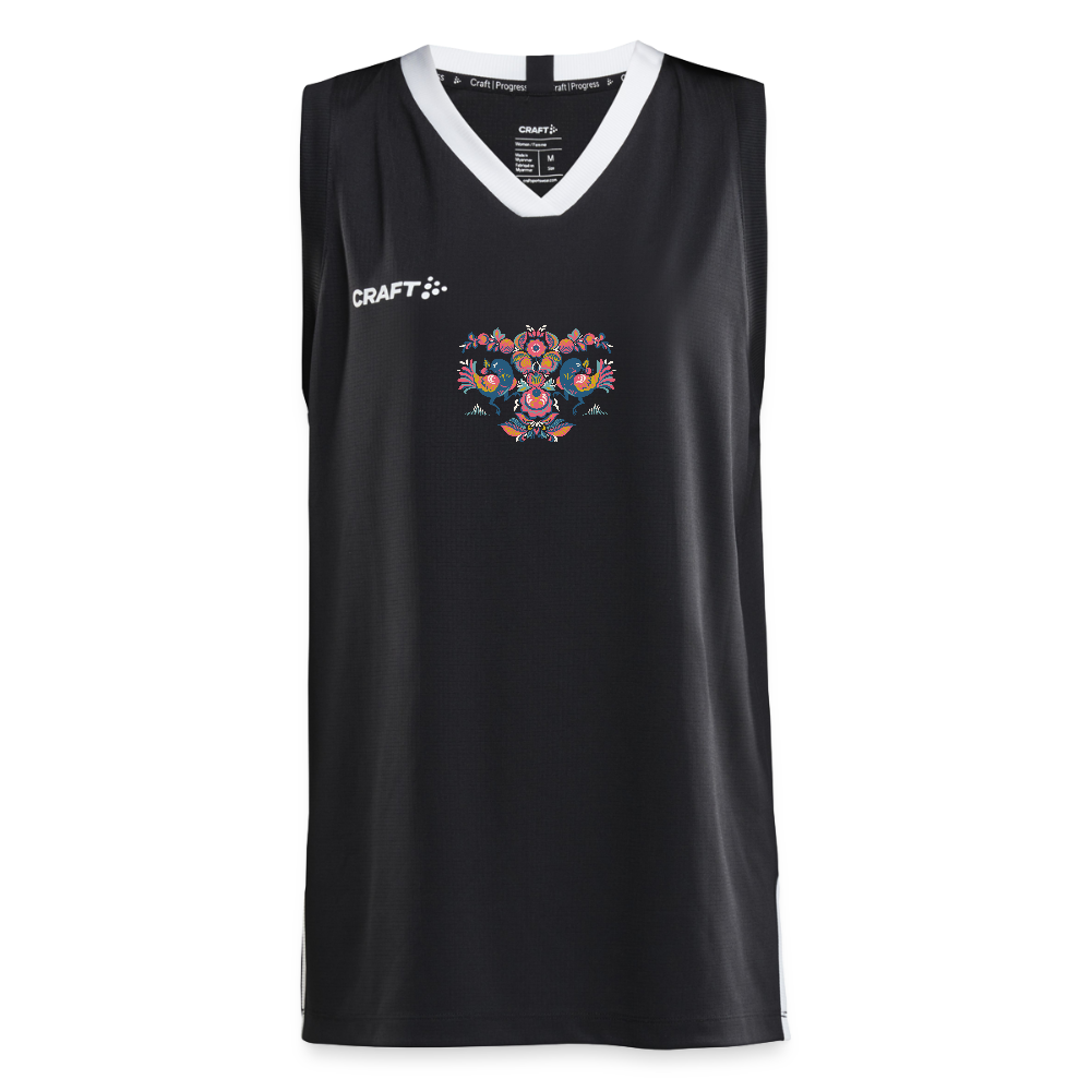 CRAFT Progress teenager basketbalshirt - zwart